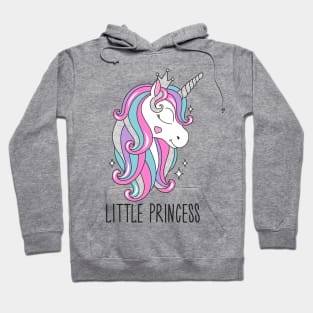 little princess unicorn, modern style tshirt Hoodie